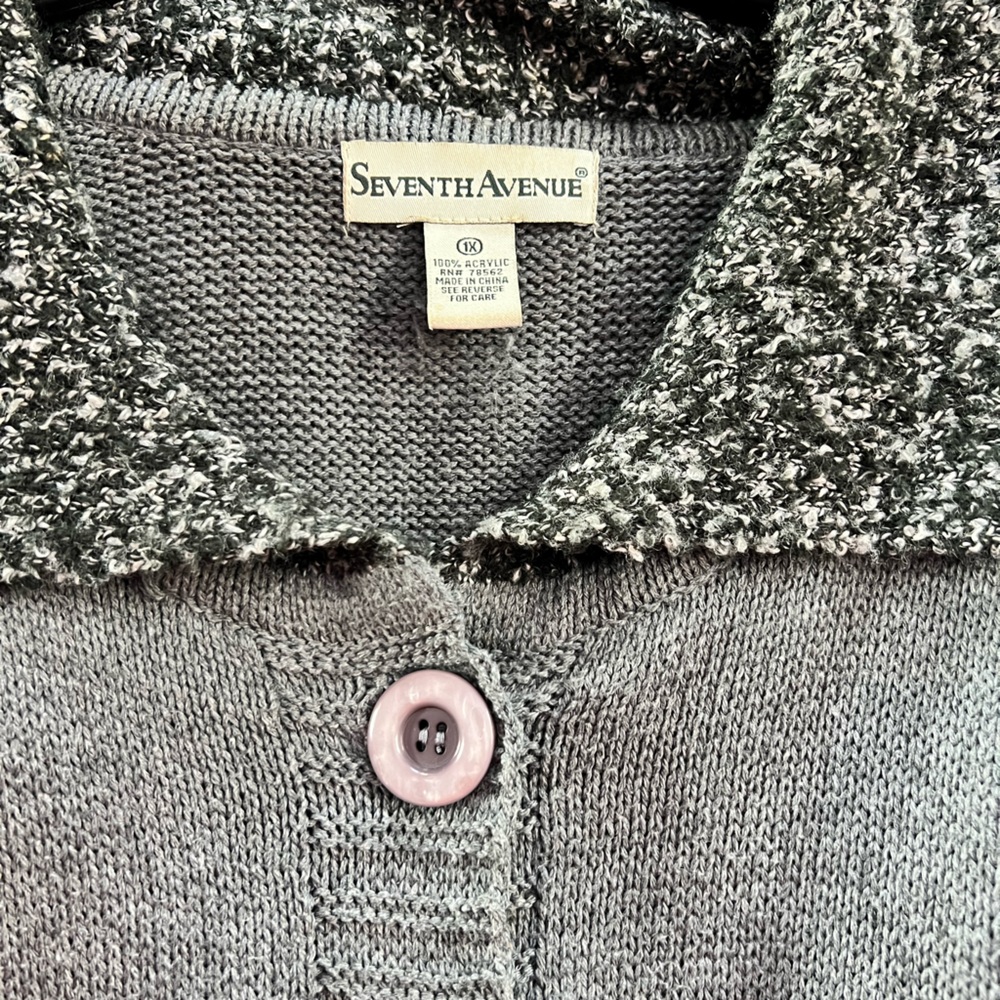 Button-up Knit Jacket - Picture 2 of 8